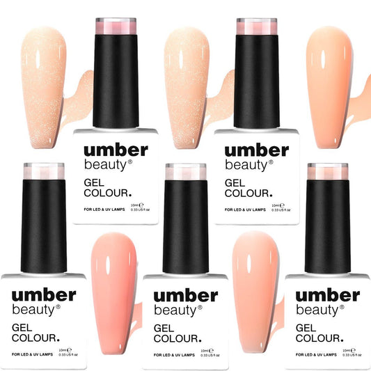 Blush by Umber - Colour Gel Nail Polish Set 5x10ml - Umber Beauty®