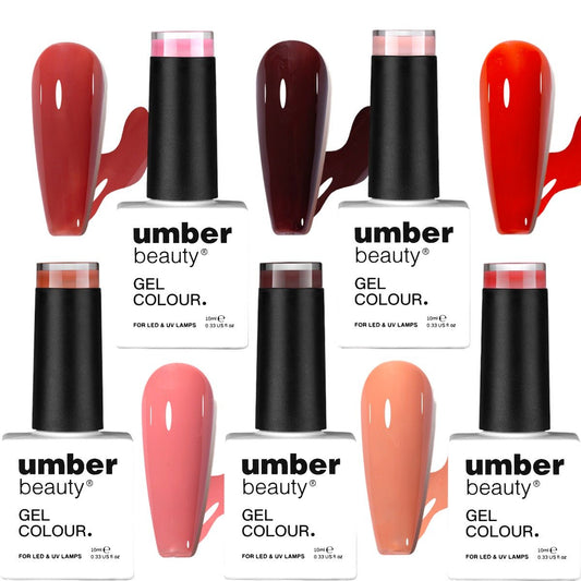 Club Umber - Colour Gel Nail Polish Set 5x10ml - Umber Beauty®